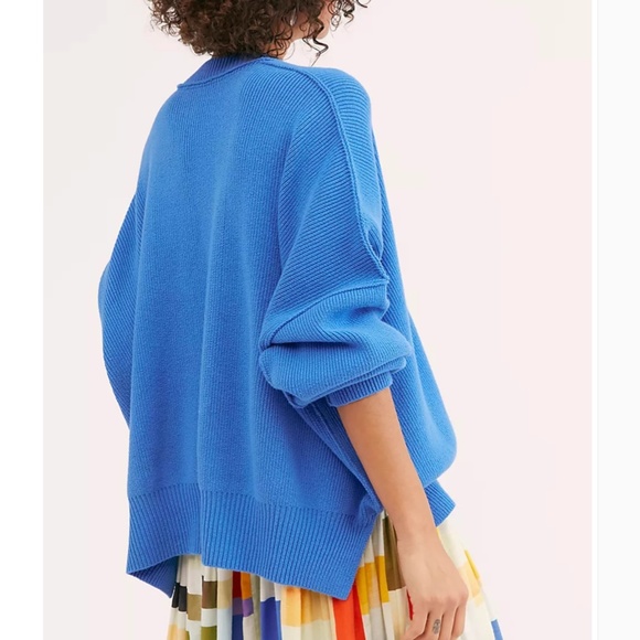 Free People Sweaters - Free People Easy Street Tunic Blue